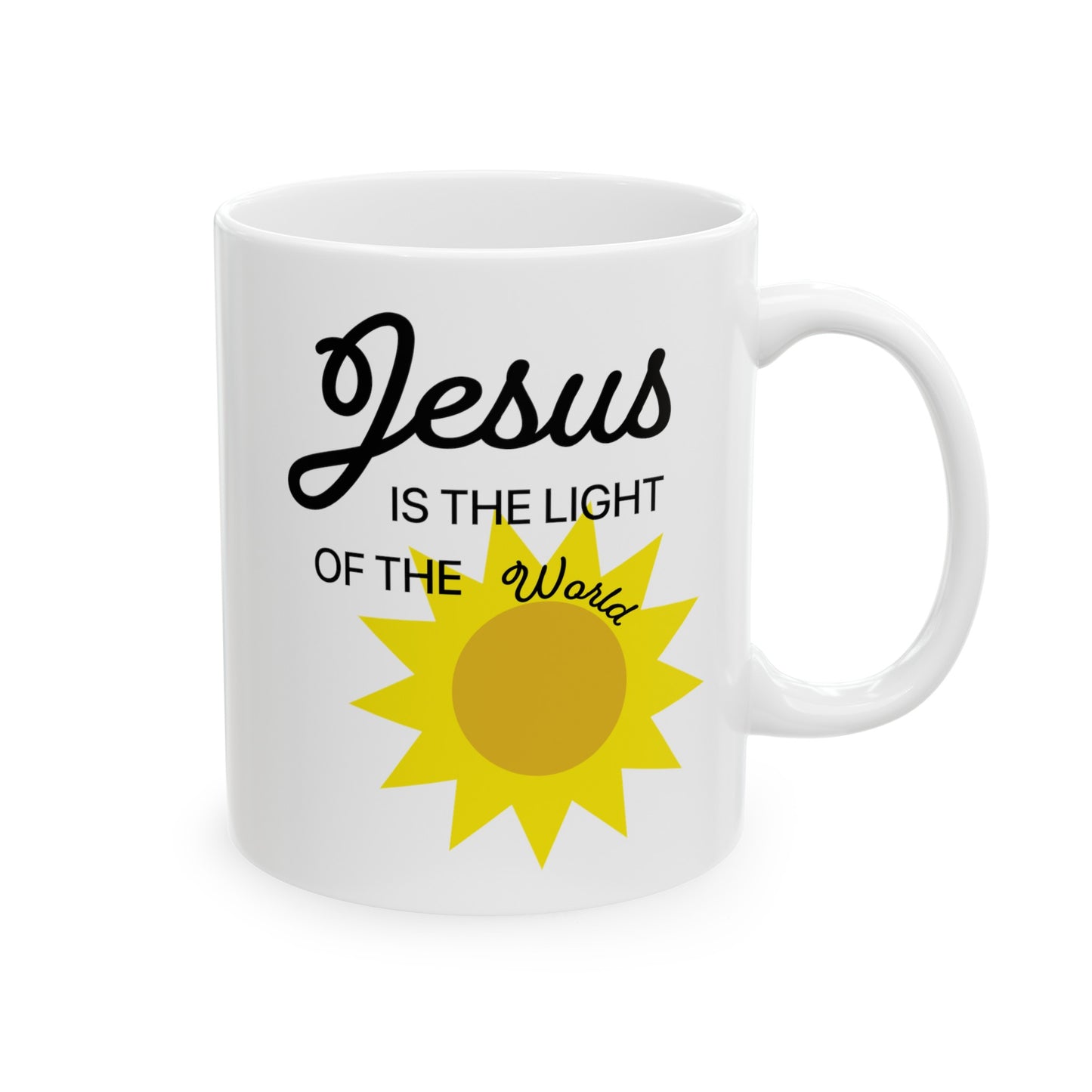 Jesus is the Light of the World Ceramic Mug