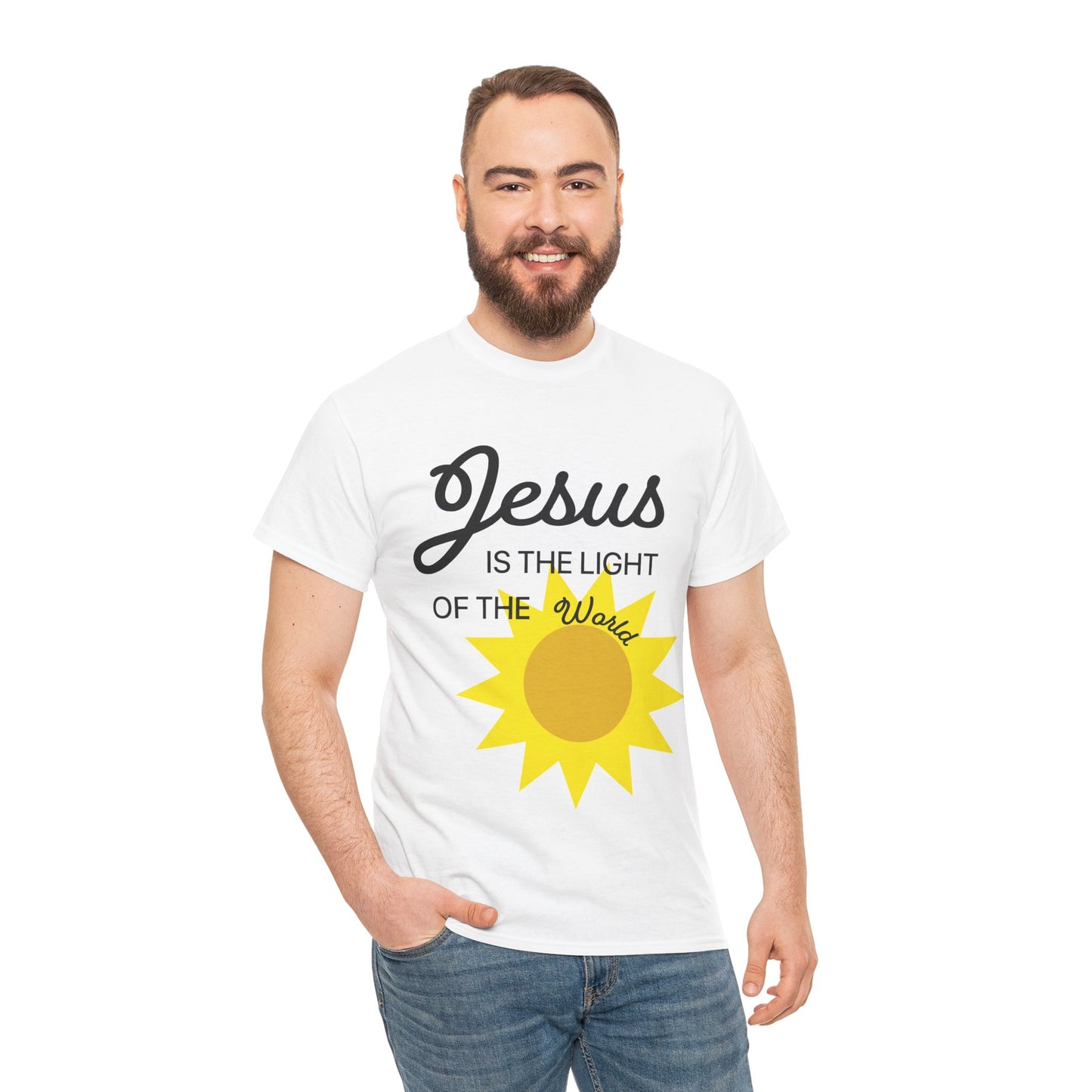 Jesus is the Light of the World Unisex Tee | S - 5XL