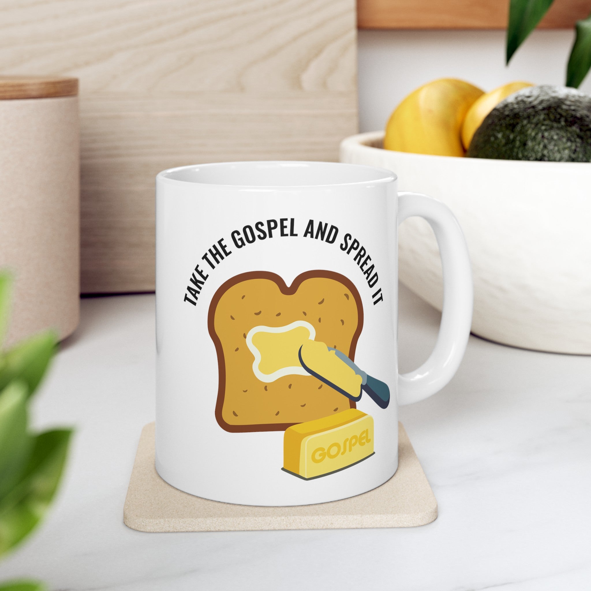 Take the Gospel and Spread It Ceramic Mug