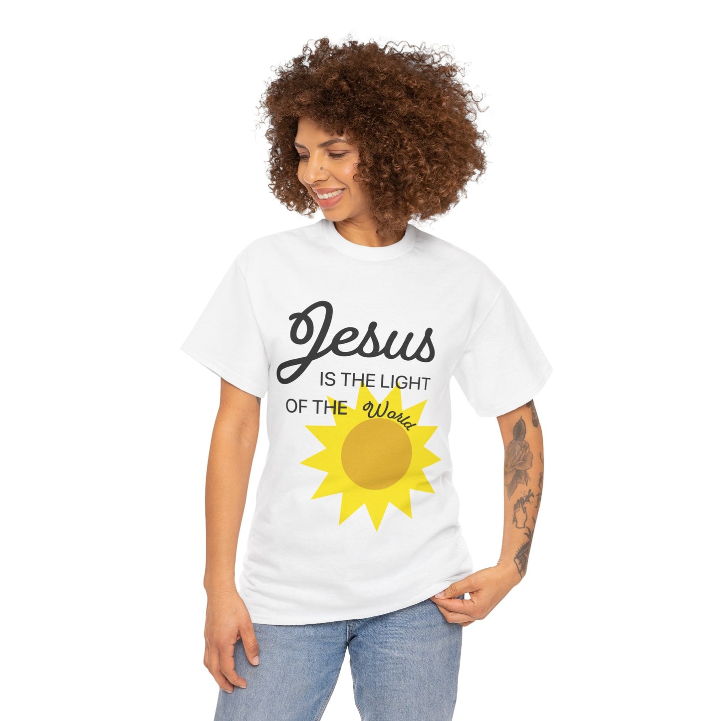 Jesus is the Light of the World Unisex Tee | S - 5XL