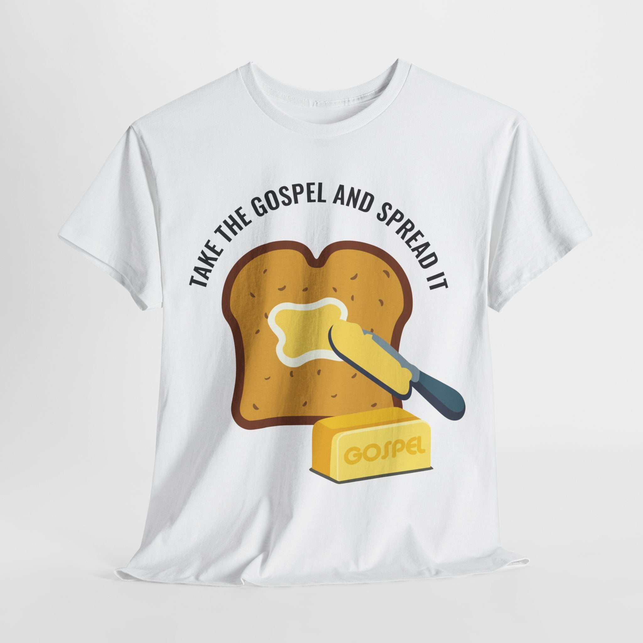 Take the Gospel and Spread It Unisex Heavy Cotton Tee