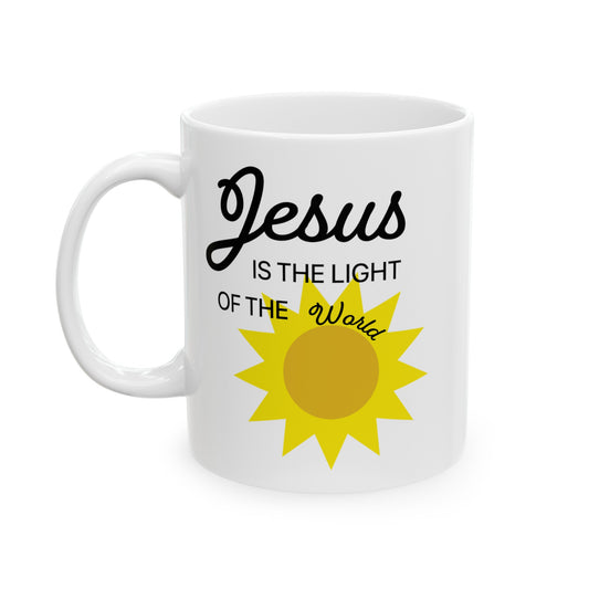 Jesus is the Light of the World Ceramic Mug