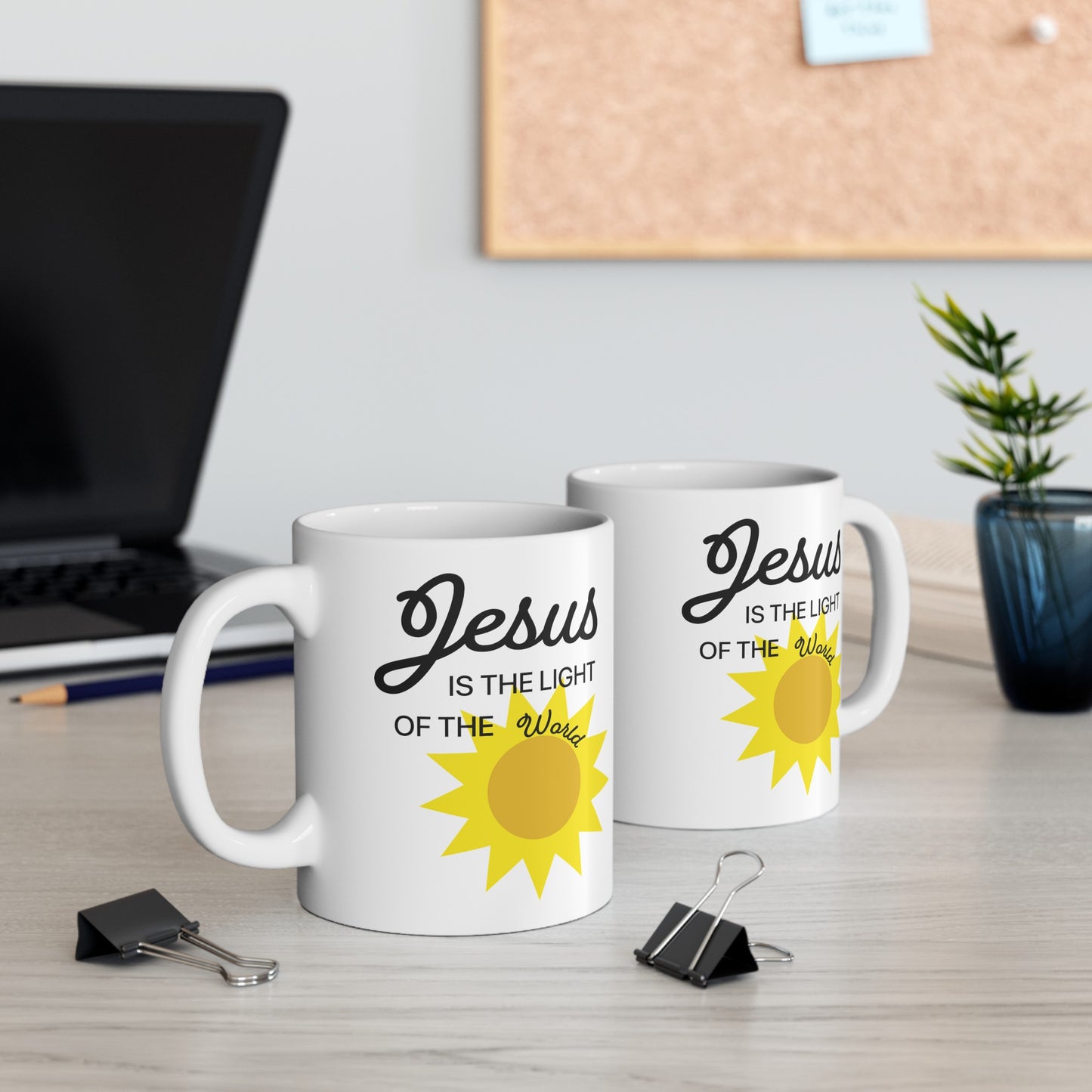 Jesus is the Light of the World Ceramic Mug