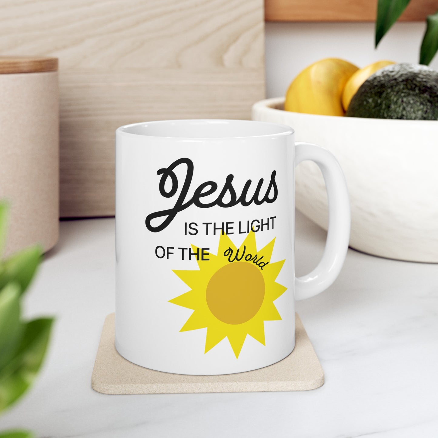 Jesus is the Light of the World Ceramic Mug